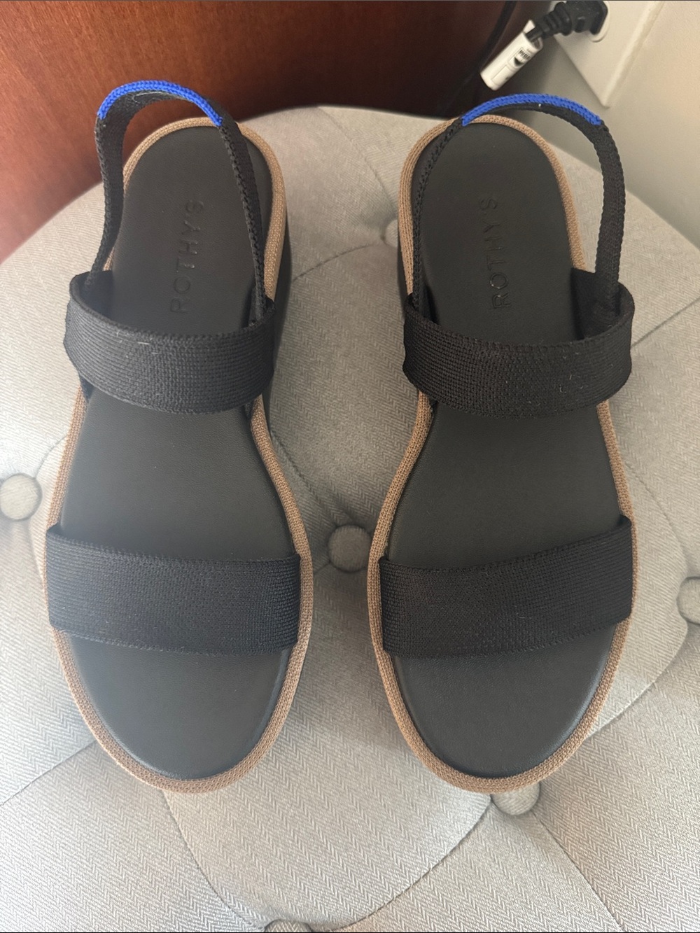 Rothy’s black platform sandals - Picture 5 of 7